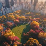 New York City Wallpaper HD with Central Park in autumn.