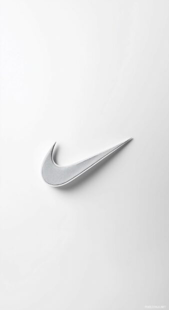 Nike Phone wallpaper with Nike logo centered on a plain white background.