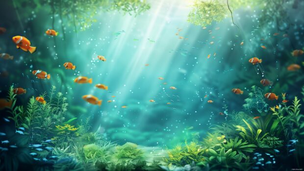 Ocean Fish Desktop Background High Quality.