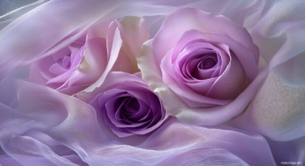 Purple rose HD wallpaper free download.