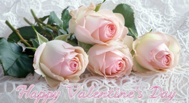 Romantic Happy Valentines Day HD Wallpaper.