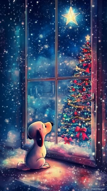 Snoopy Christmas Wallpaper.