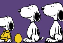 Snoopy and Easter Egg wallpaper for desktop.