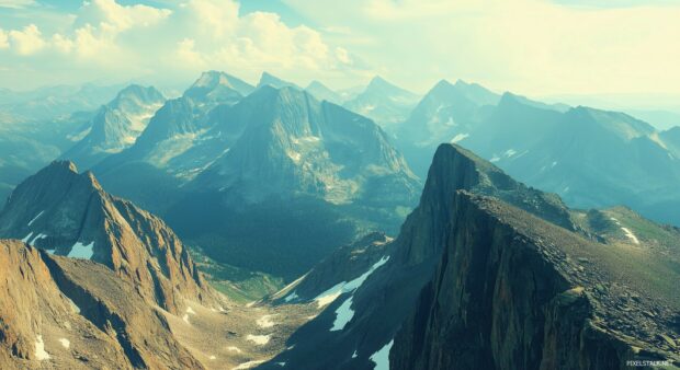 The Rocky Mountains desktop wallpaper.