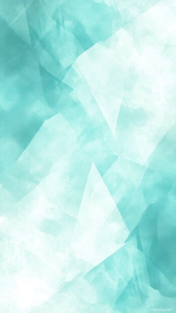 iPhone mint green wallpaper with a gentle overlay of subtle geometric shapes for a contemporary and stylish look.