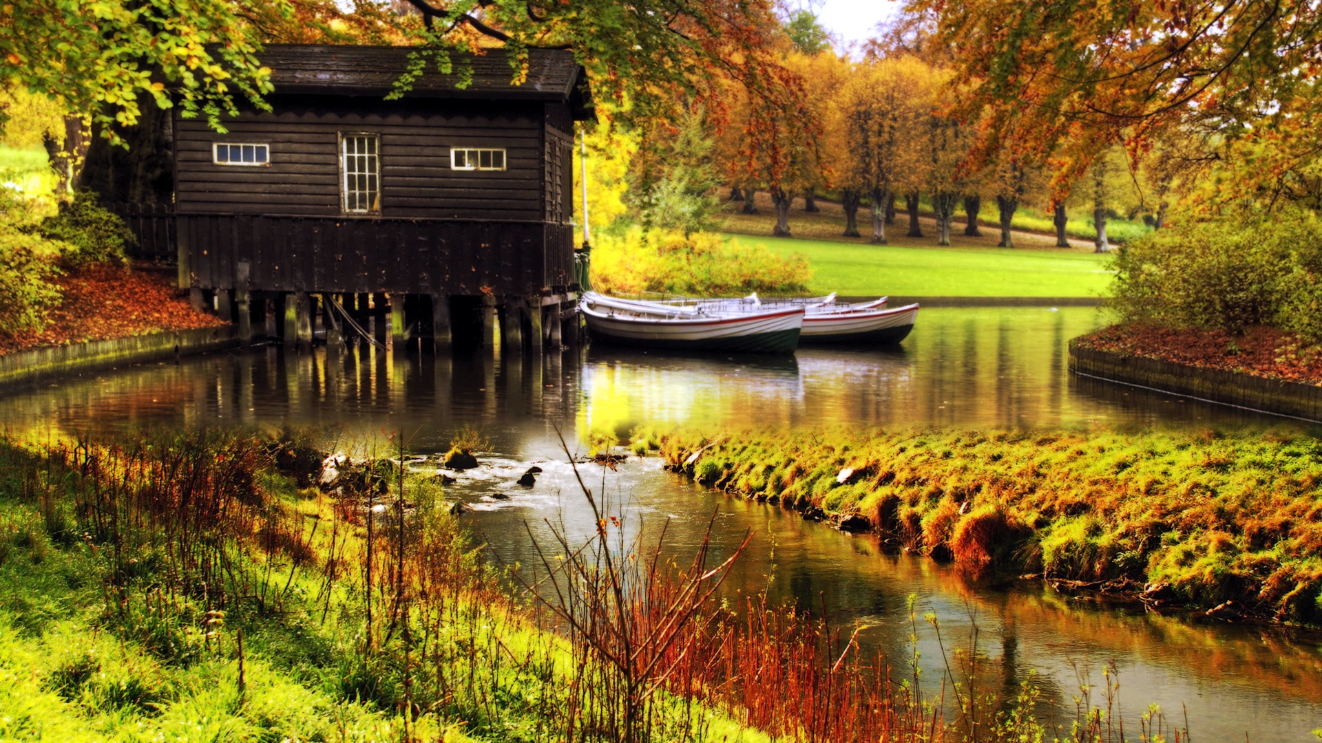Lake Cabin Forest Wallpapers  Wallpaper Cave