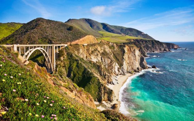 Beautiful California Beach Wallpaper HD 3.