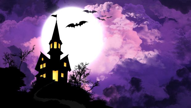 Halloween HD Background for Desktop 2.