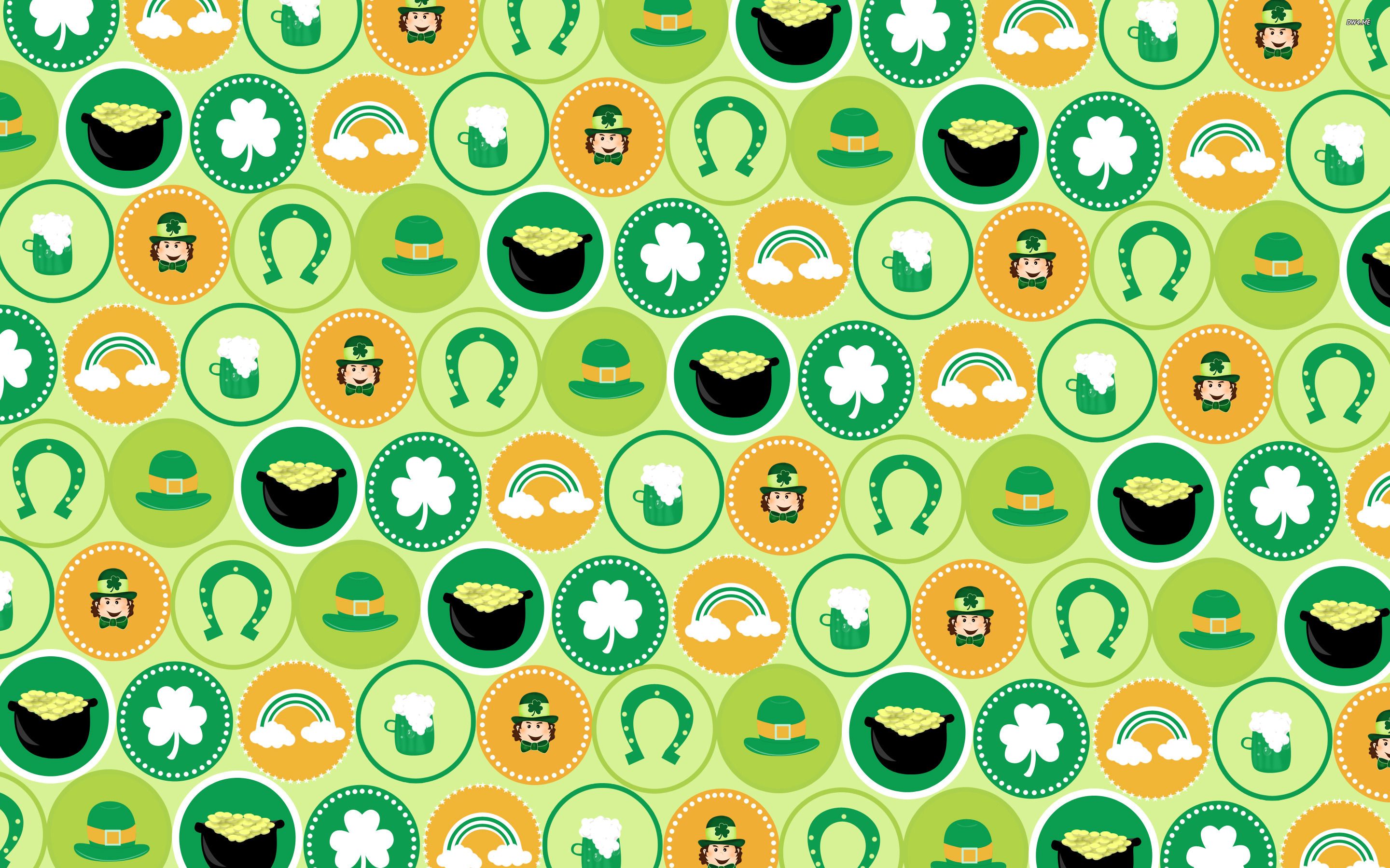 Download Aesthetic Green St Patricks Day Art Wallpaper  Wallpaperscom