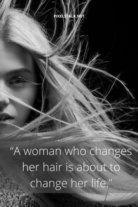 Hair Quotes Caption for Instagram