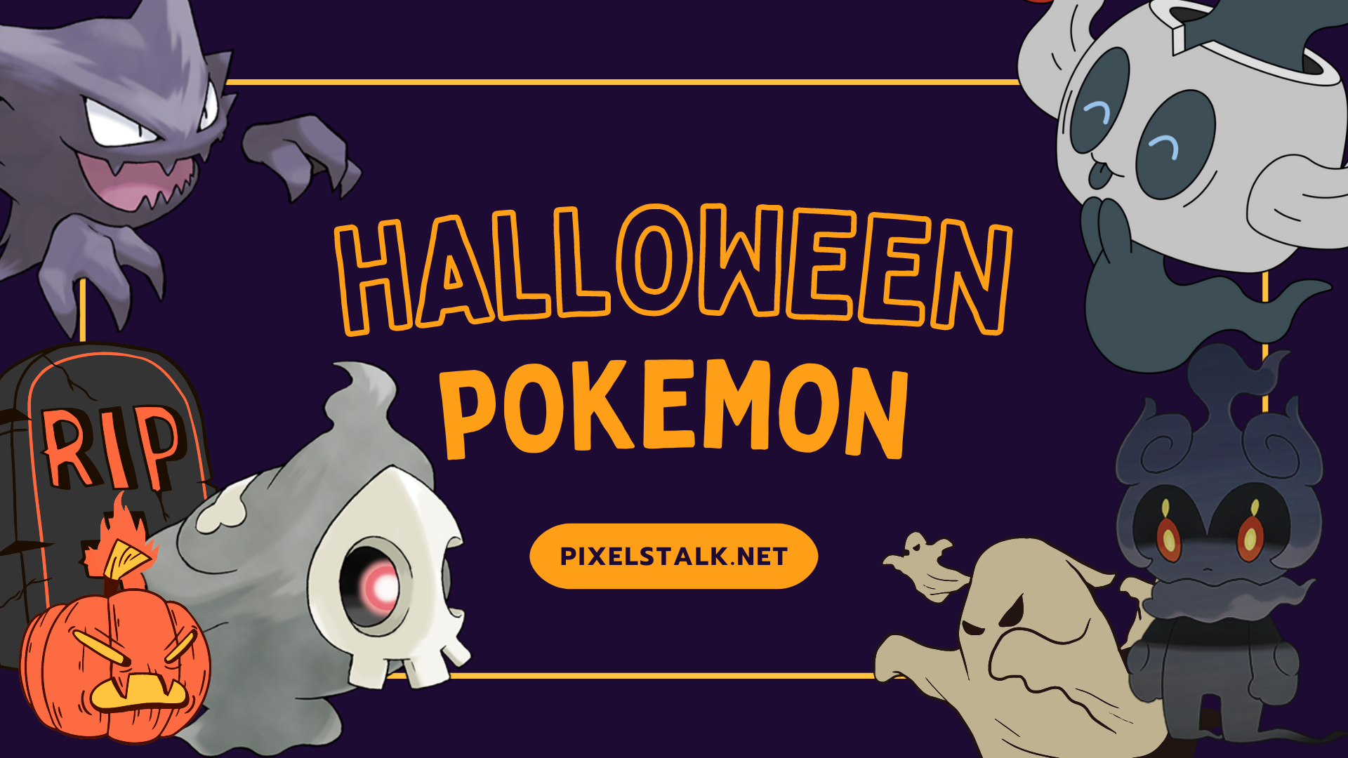 Pokémon Go in Halloween colors  just focus