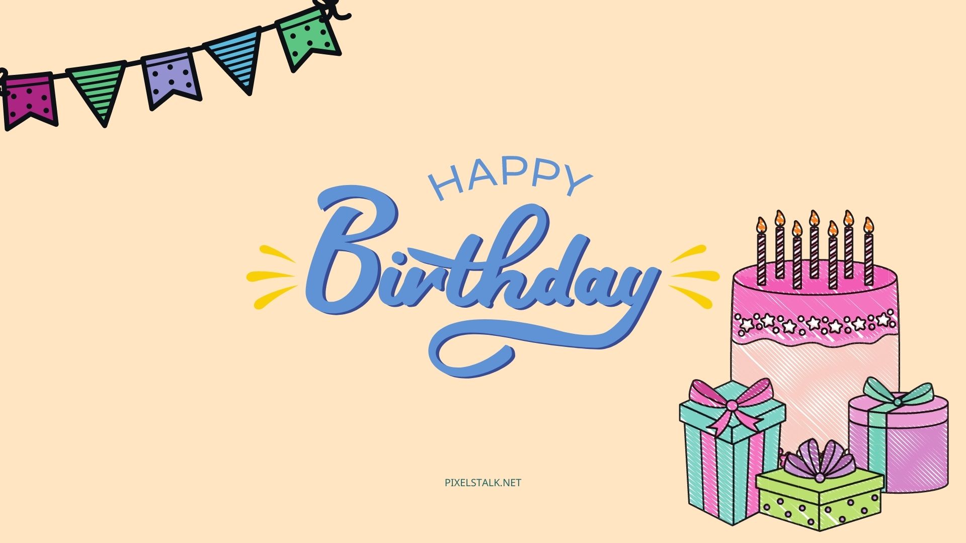 Top 10 Nền Happy Birthday Pinterest đẹp, ngộ nghĩnh và đầy màu sắc