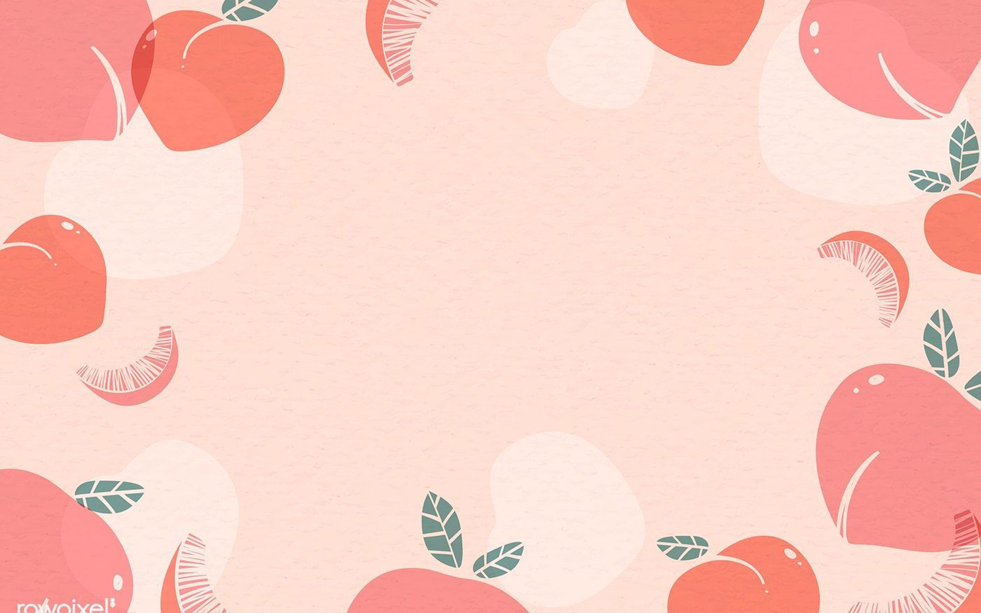 Hand drawn peach patterned background  free image by rawpixelcom   marinemynt  Peach wallpaper Cute wallpapers for ipad Simple iphone  wallpaper
