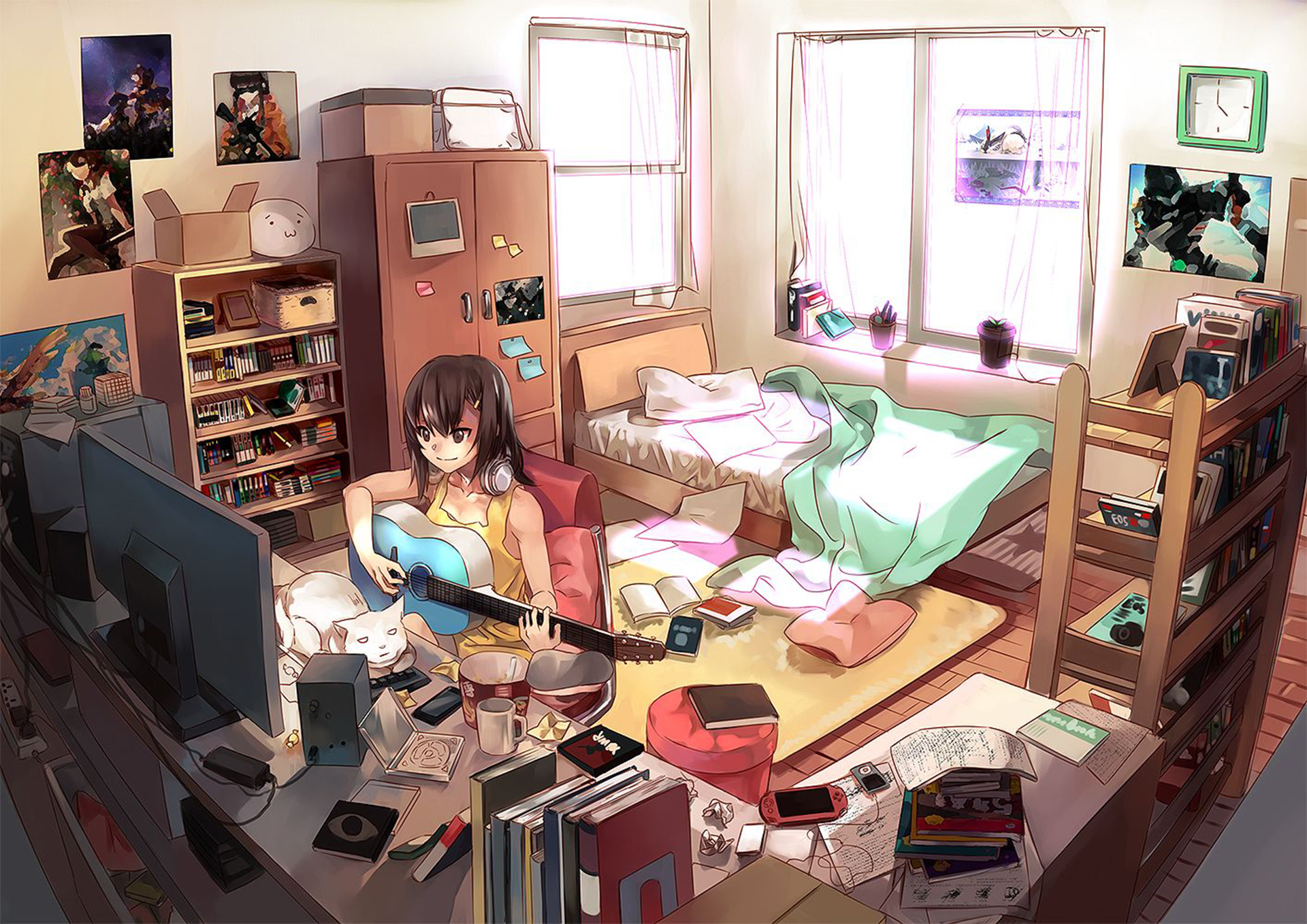 Anime Bedrooms Aesthetic Anime Room HD wallpaper  Peakpx