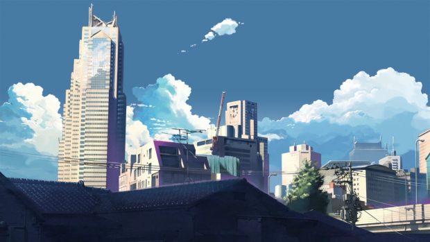Aesthetic Anime Desktop Desktop Wallpaper City.