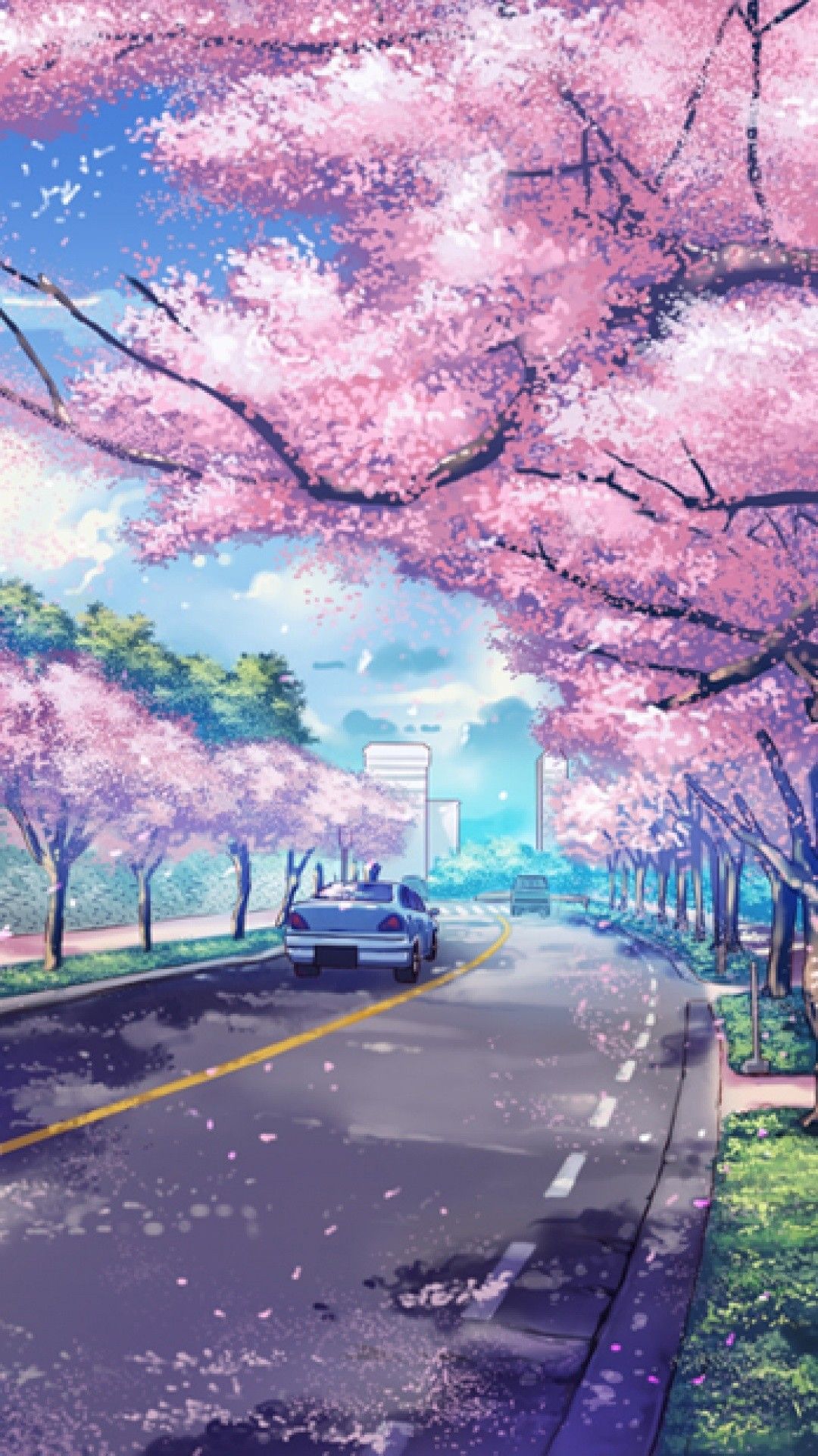 Download Colorful dreamy pastel pink aesthetic anime world Wallpaper   Wallpaperscom