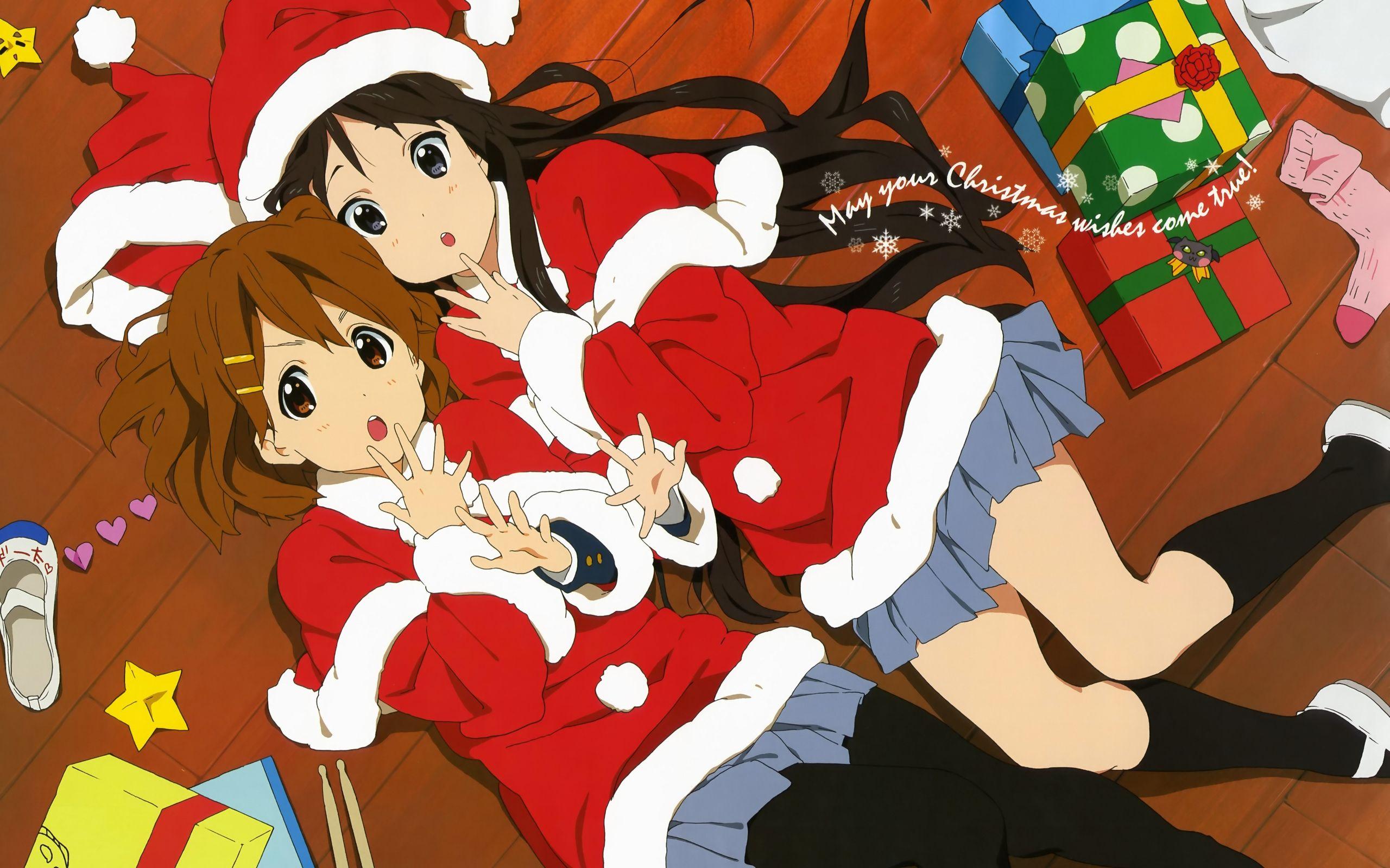 Transparent Anime Girl Christmas Png  Christmas Anime Wallpaper Phone Png  Download  Transparent Png Image  PNGitem
