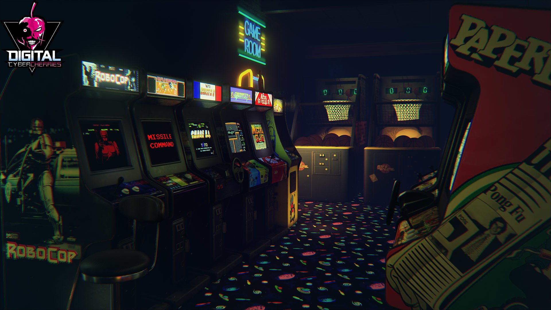 Beautiful Arcade Space Background Wallpaper by NWAwalrus on DeviantArt