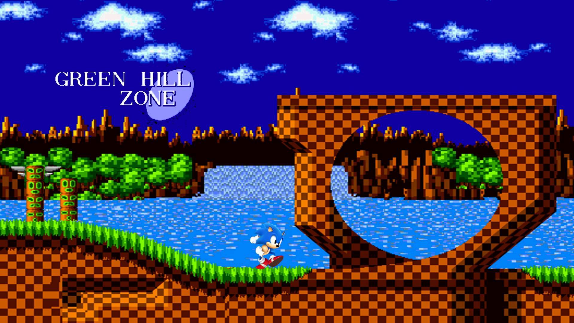 Zones sonic the hedgehog. Sonic 1 Green Hill. Грин Хилл Соник. Соник Грин Хилл зона. Sonic the Hedgehog Грин Хилл.