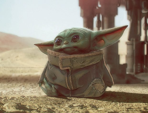 Baby Yoda Background HD Free download.