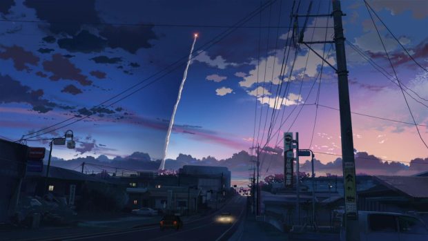 Background Anime City.