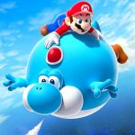 Blue Cool Backgrounds Super Mario.