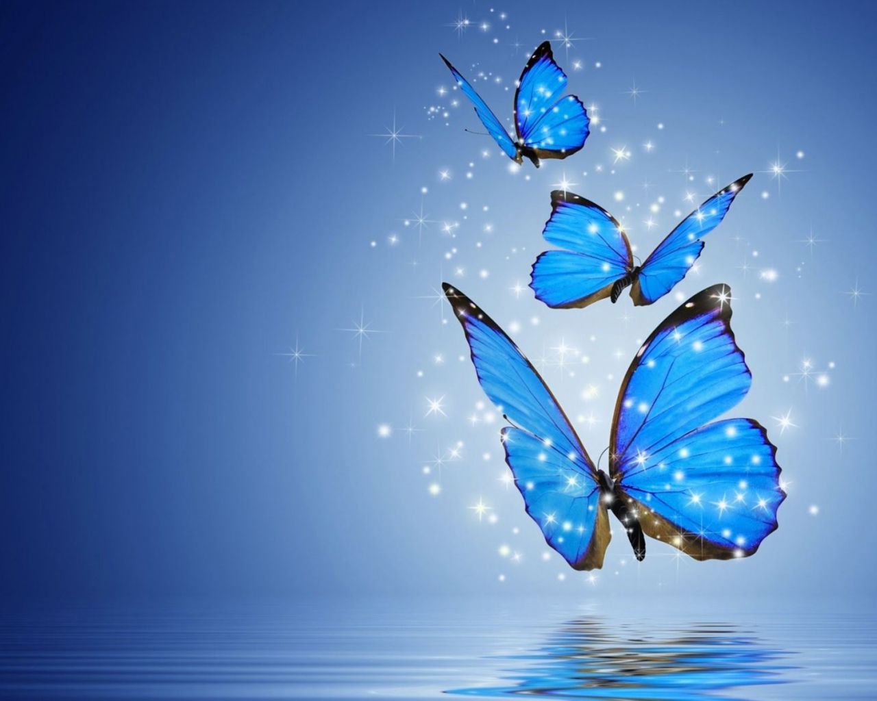 Blue butterfly aesthetic clouds glitter sky summer HD phone wallpaper   Peakpx