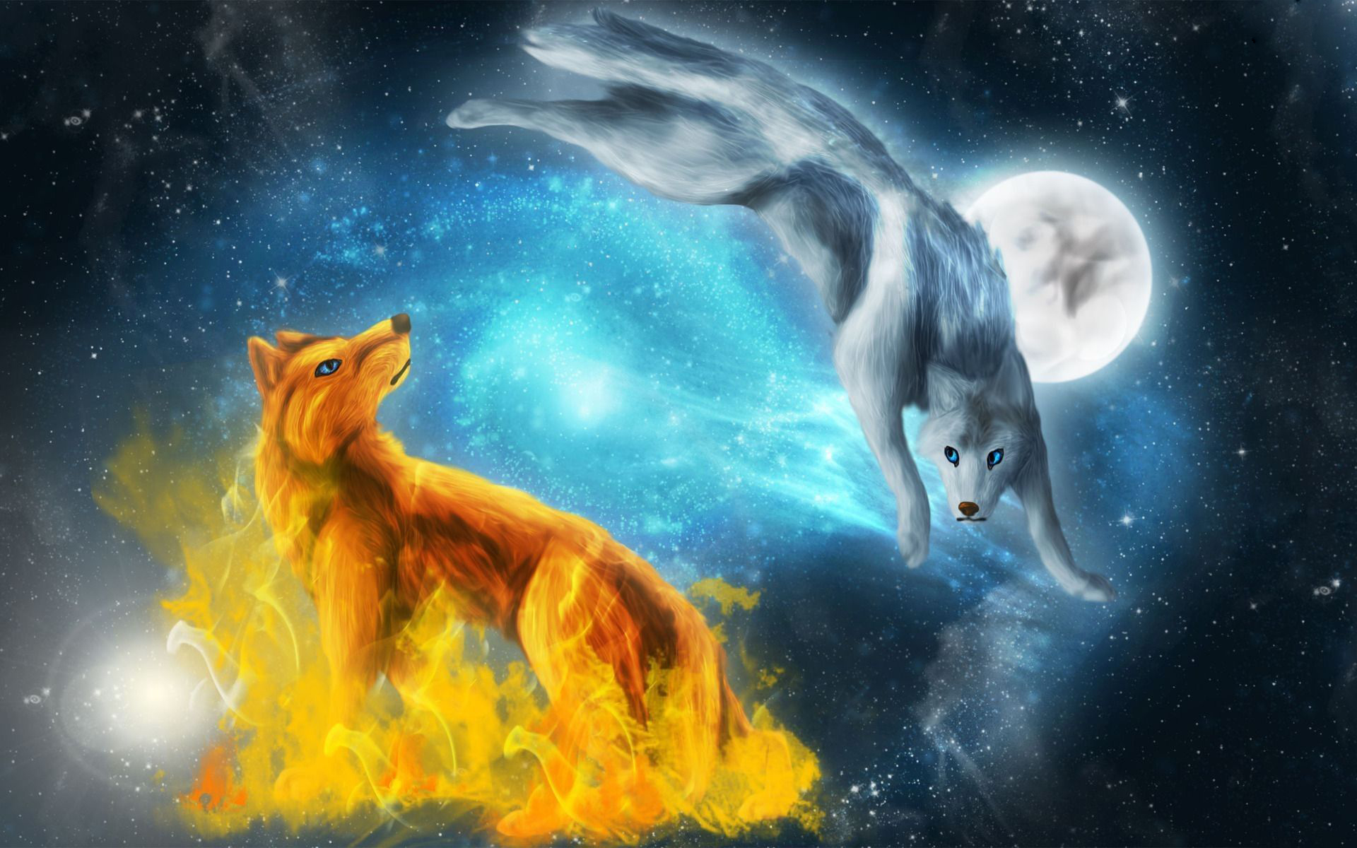Cool Galaxy Wolf Wallpapers  Top Free Cool Galaxy Wolf Backgrounds   WallpaperAccess