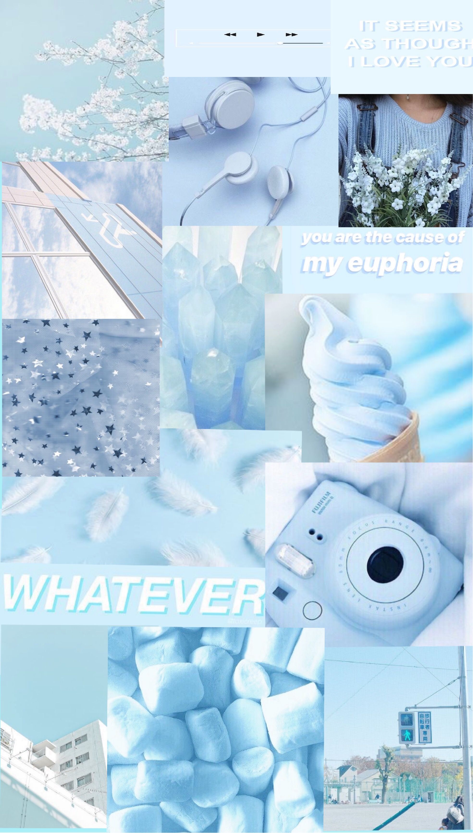 Pastel blue aesthetic  Pretty wallpapers backgrounds Iphone wallpaper  girly Blue aesthetic pastel