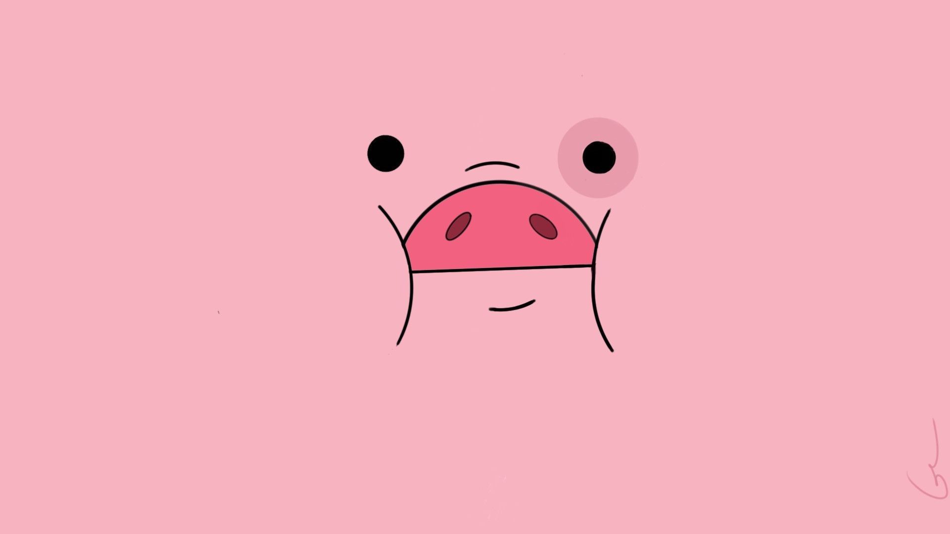 Cute Pig Desktop Wallpapers HD - PixelsTalk.Net