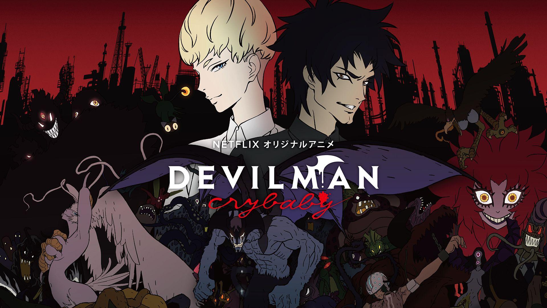 Download Amon and Mikiko in Red A Night Out on the Town in Devilman  Crybaby Wallpaper  Wallpaperscom