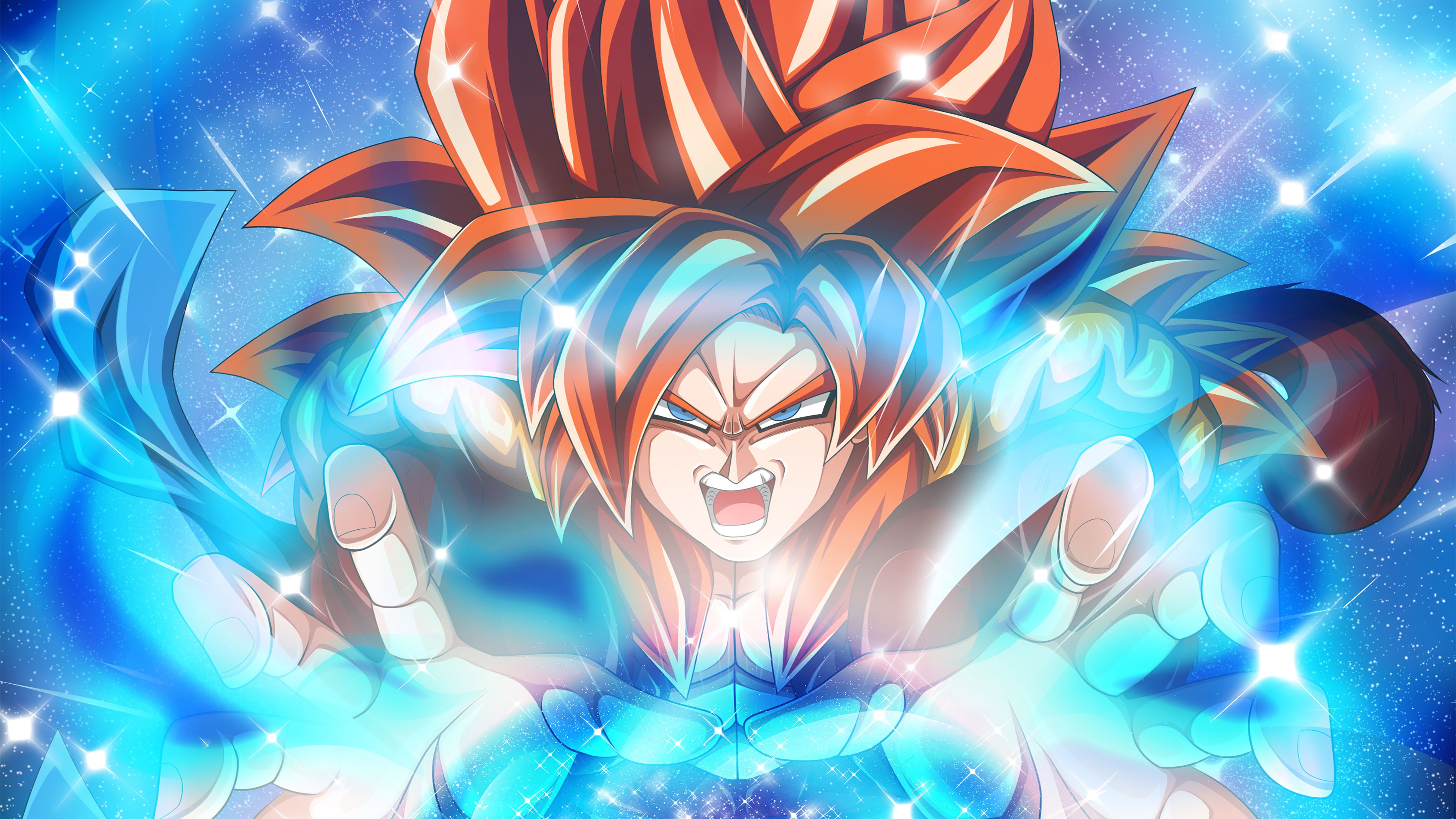 Super Saiyan God In Dragon Ball Super 4K Ultra HD Mobile Wallpaper