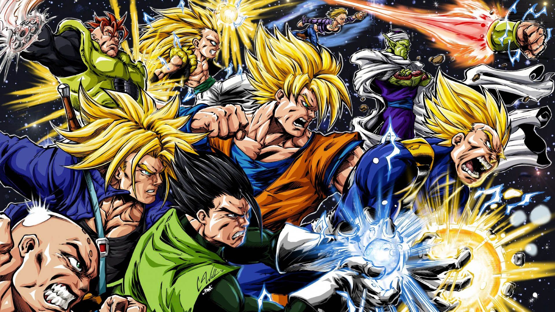 Download Unleash the Power of Dragon Ball Z on 4K PC Wallpaper