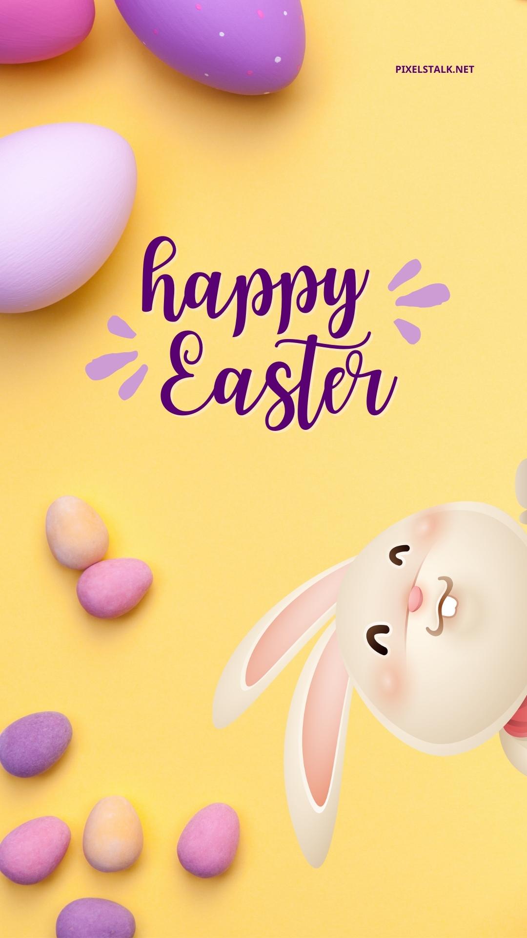 Easter bunny art bow egg flower iphone rabbit samsung wattern HD  phone wallpaper  Peakpx