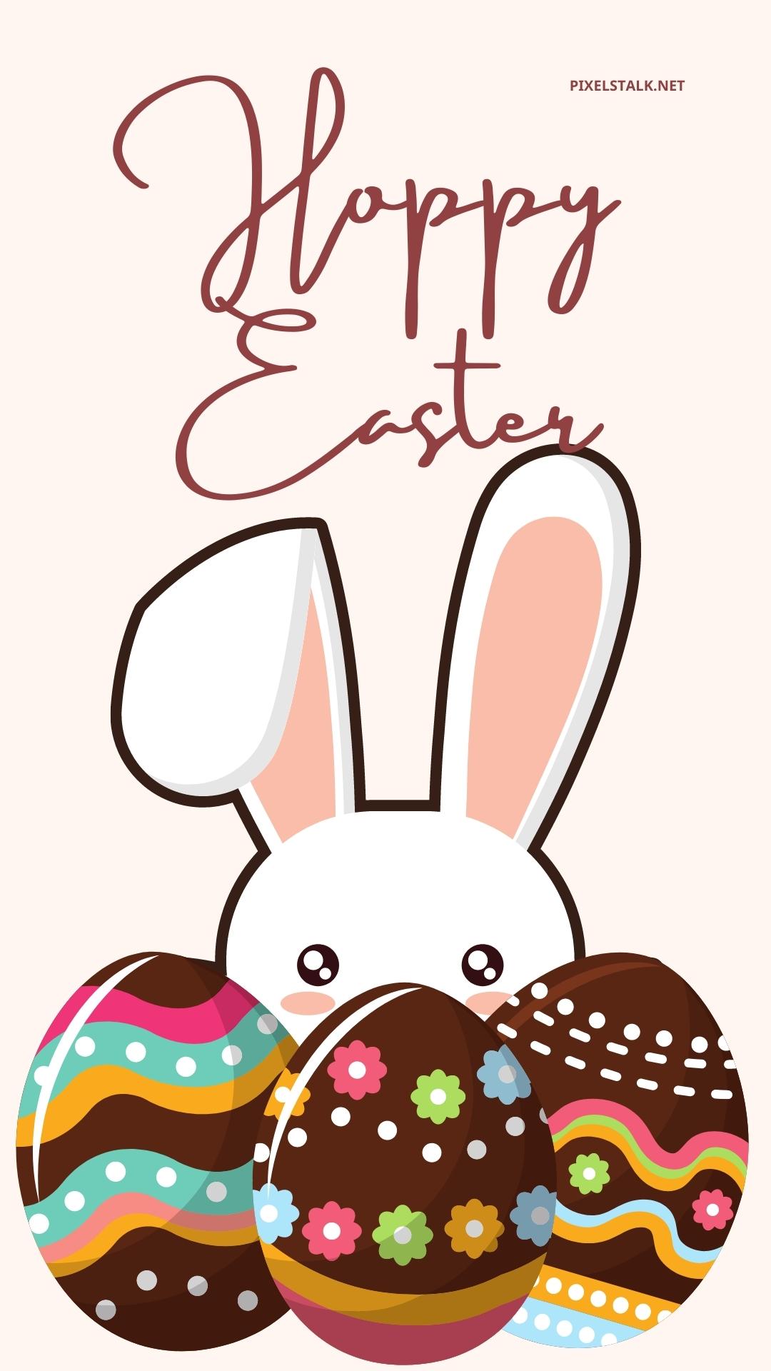 Cute Easter Wallpaper Pattern 344664 Vector Art at Vecteezy