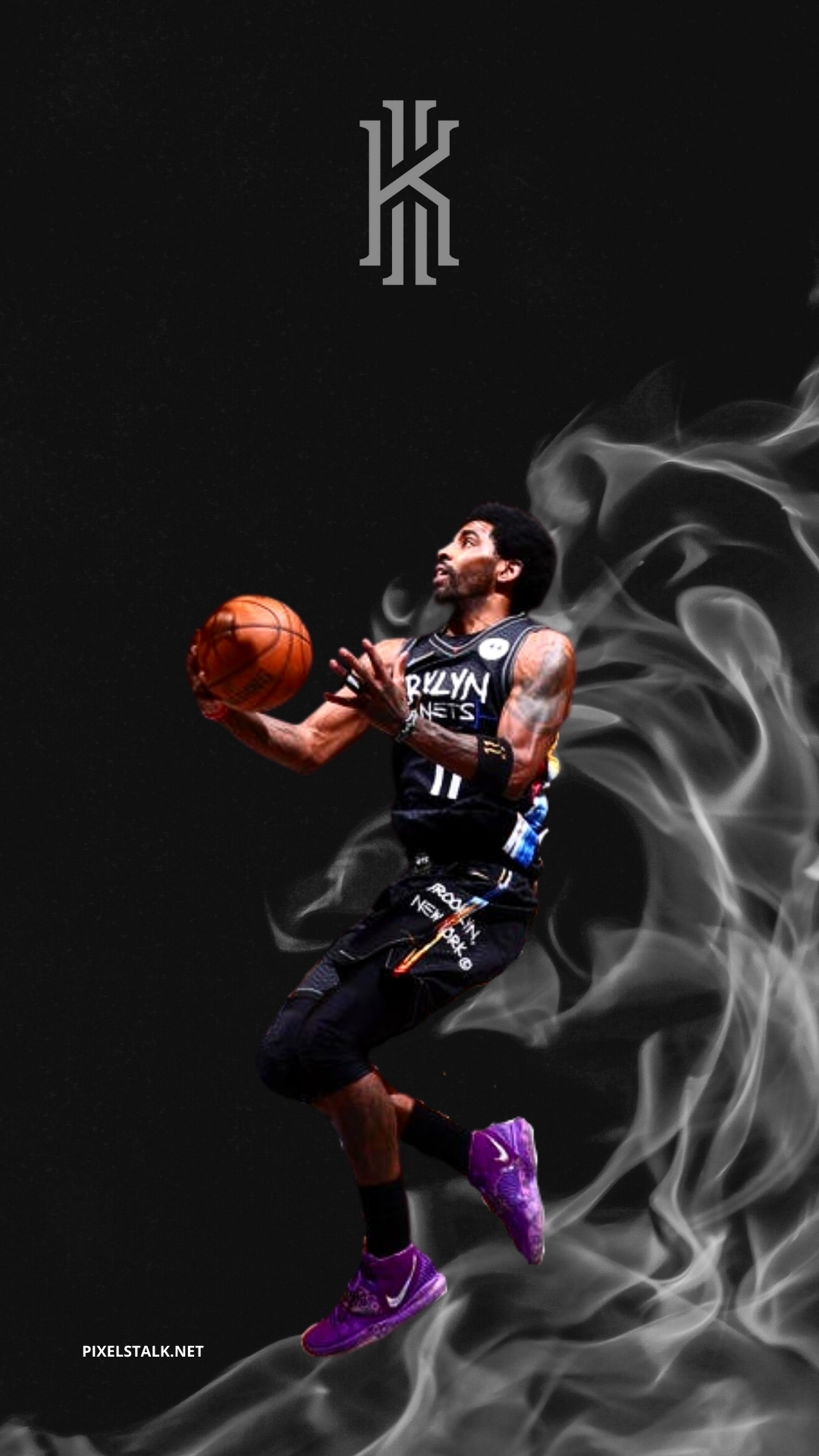 Download Kyrie Irving in the Brooklyn Nets jersey Wallpaper  Wallpapers com