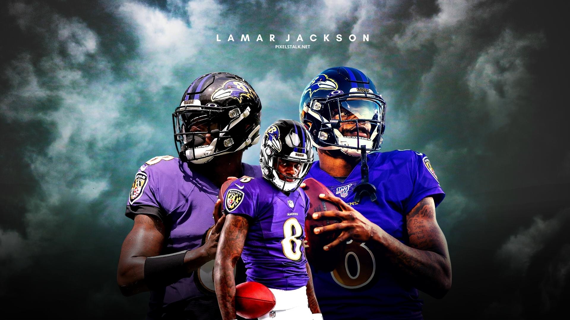 Lamar Jackson Baltimore Ravens NFL american football portrait purple  stone background HD wallpaper  Peakpx