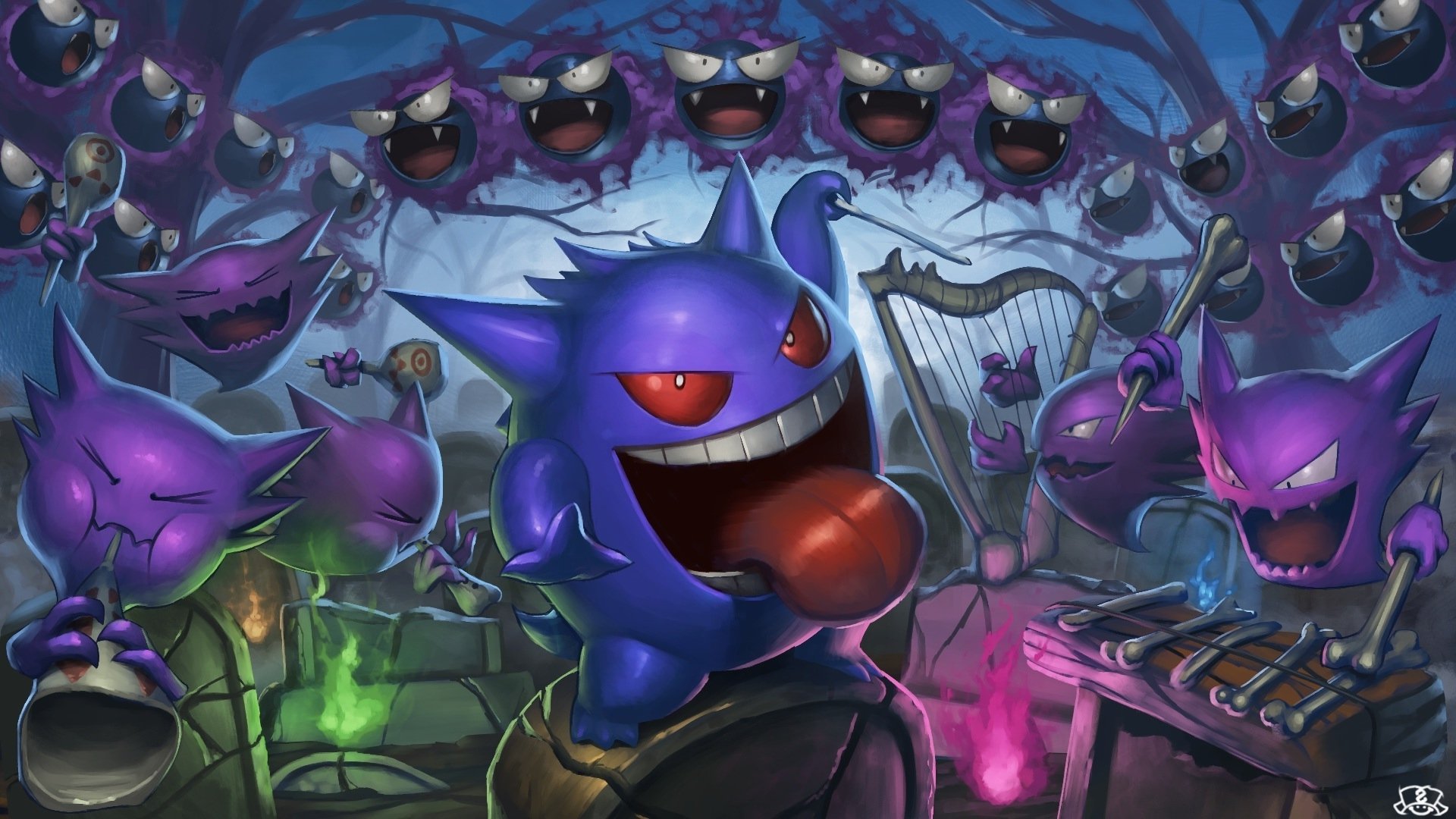23 Gengar Pokémon Phone Wallpapers  Mobile Abyss