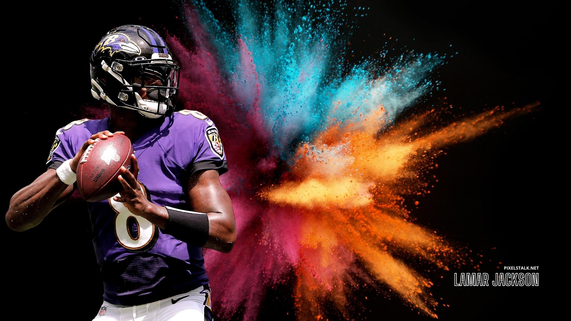 Lamar Jackson NFL Star Baltimore Ravens By SportsPop Art  lupongovph