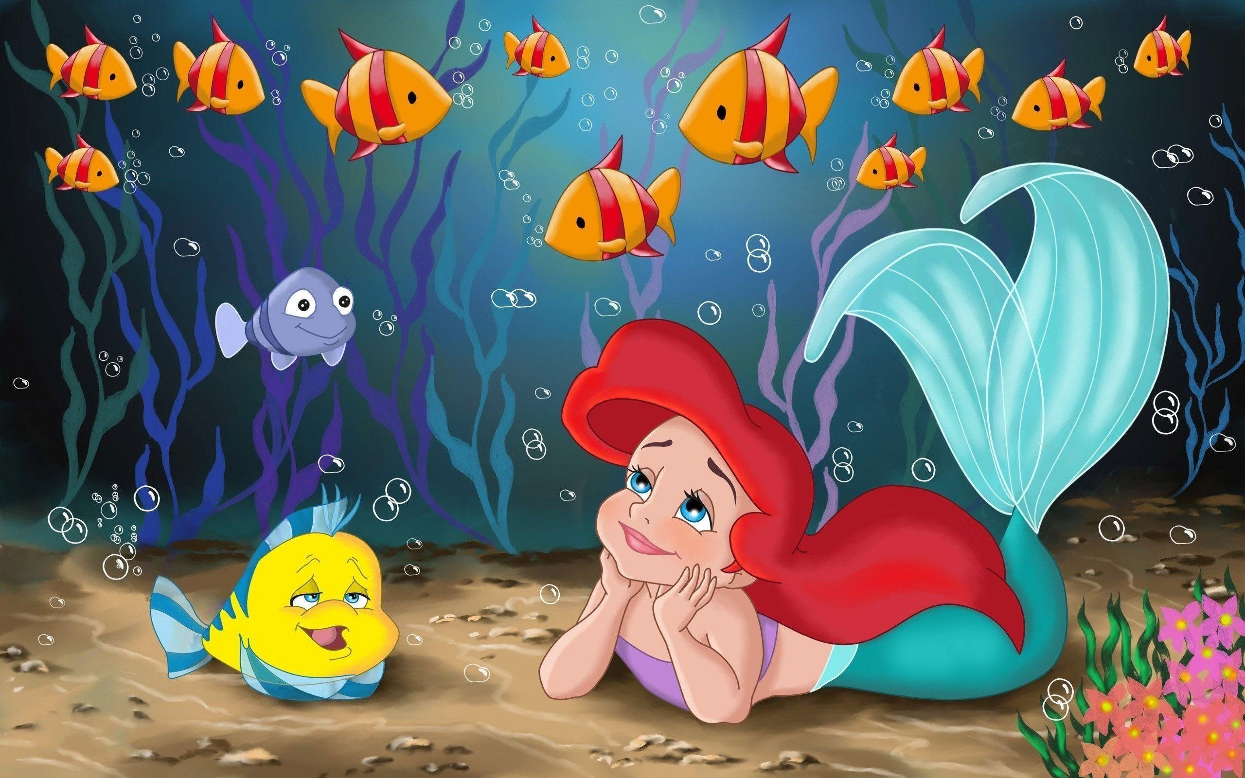 48 Little Mermaid Desktop Wallpaper  WallpaperSafari