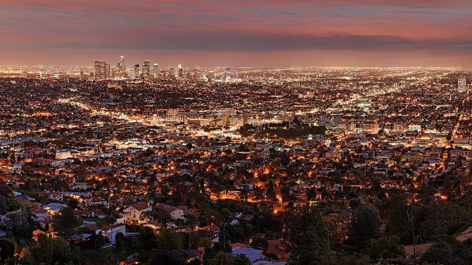 LA Skyline Wallpapers  Top Free LA Skyline Backgrounds   WallpaperAccess