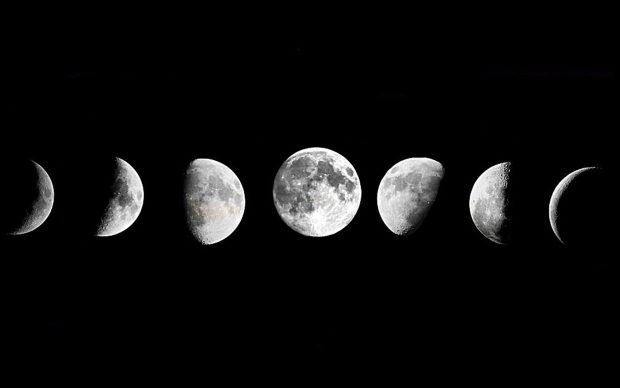 New Cute Background Wallpaper HD Moon Phase.