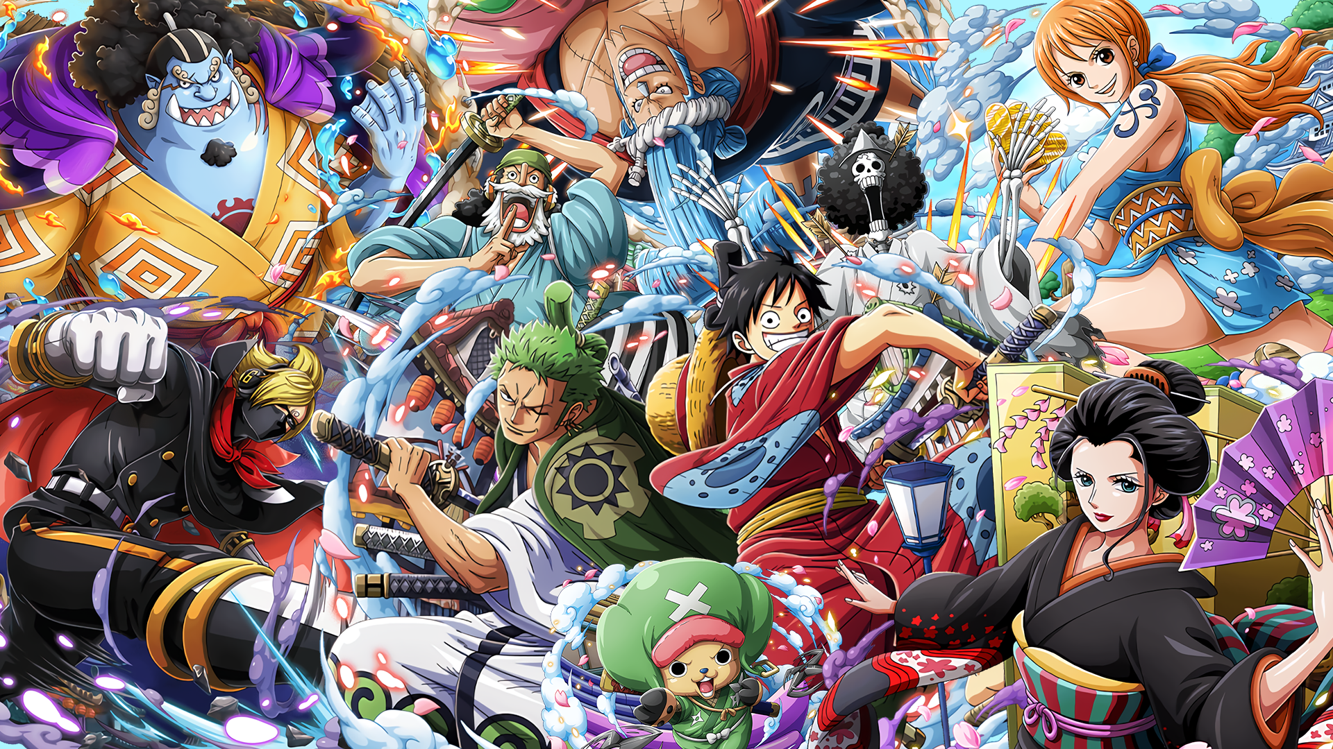 Với hàng trăm tập và nhân vật đầy sức mạnh, One Piece đã chinh phục trái tim của hàng triệu người hâm mộ khắp thế giới. Bạn cũng là một trong số đó? Nếu vậy, hãy chiêm ngưỡng bộ sưu tập One Piece Wallpapers HD đẹp mắt, sắc nét và chất lượng cao hơn bao giờ hết!