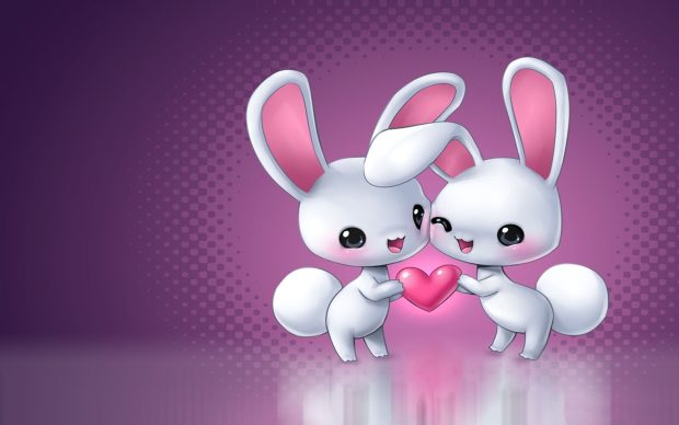 Pinterest Cute Backgrounds Couple Rabit.