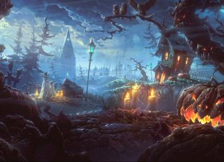 Scary Halloween HD Wallpaper Free download.