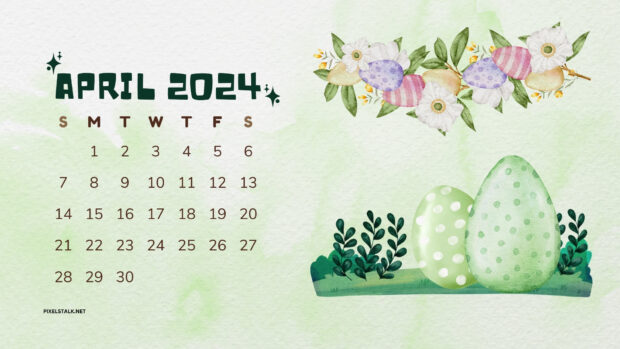 April 2024 Calendar Desktop Wallpapers Free Download