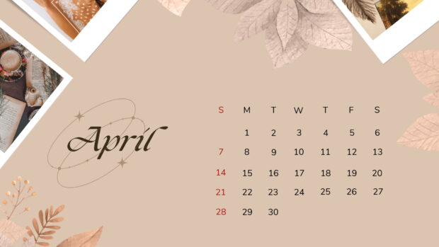 April 2024 Calendar Desktop Wallpapers Free Download