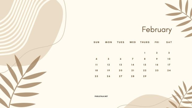 February 2024 Calendar Desktop Wallpapers