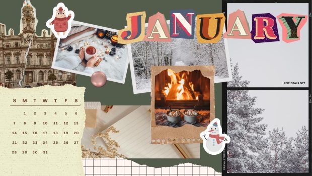January 2024 Calendar Wallpapers HD Free Download