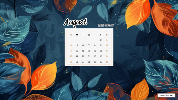 Beautiful August 2024 Background.